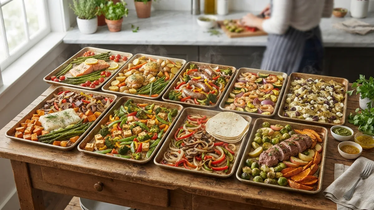 Sheet pan dinners — 10 Sheet-Pan Dinners for Busy Weeknights