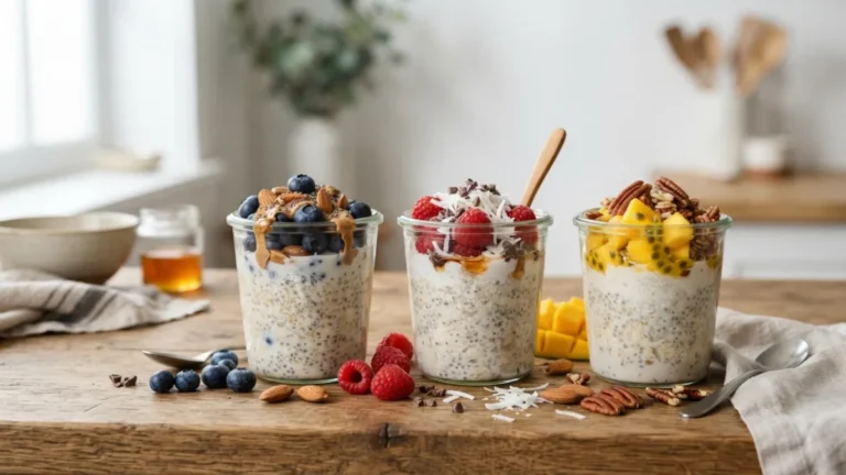 Overnight oats — 5-Minute Overnight Oats: 3 Flavor Combinations