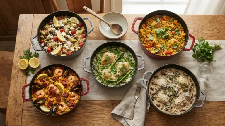 Chicken and rice — One-Pot Chicken and Rice, Five Ways